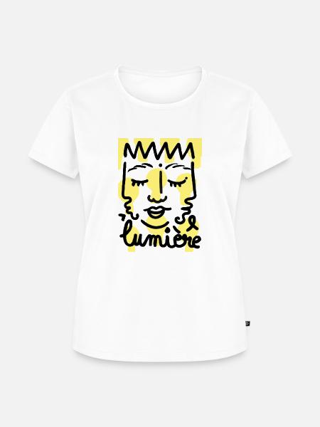 Licht - Frauen Premium Bio T-Shirt - Weiß