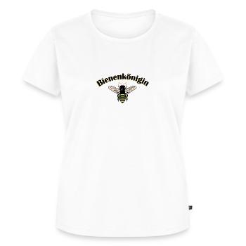 Bienenkönigin - Frauen Premium Bio T-Shirt - Weiß - Vorne - AI Model Female 172 dark (172cm)