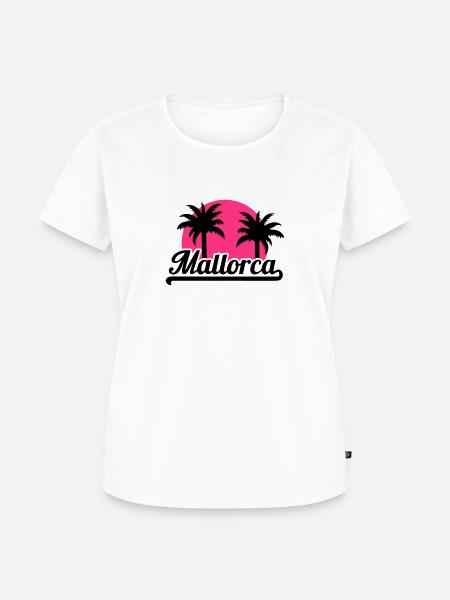 Mallorca - Frauen Premium Bio T-Shirt - Weiß