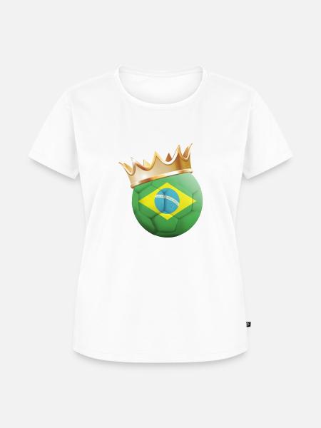 Brazilien - Frauen Premium Bio T-Shirt - Weiß