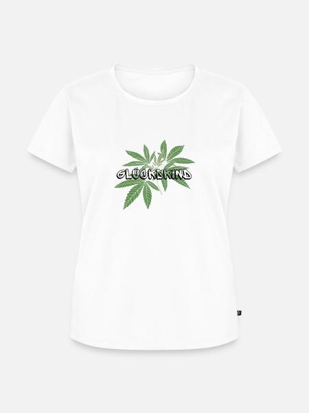 GLÜCKSKIND 2 - Frauen Premium Bio T-Shirt - Weiß