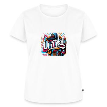 Untaka Wear Collection - Women's Premium Organic T-shirt - white - Front - AI Model Female 172 dark (172cm)