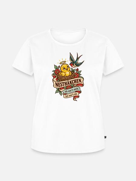 Nesthäkchen Ich wars nicht - Frauen Premium Bio T-Shirt - Weiß