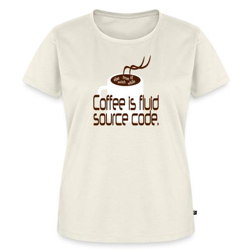 Coffee is source code - Frauen Premium Bio T-Shirt