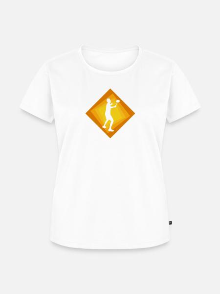 Drop Smash Drop - Frauen Premium Bio T-Shirt - Weiß