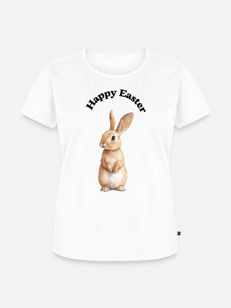 Happy Eastern - Frauen Premium Bio T-Shirt - Weiß