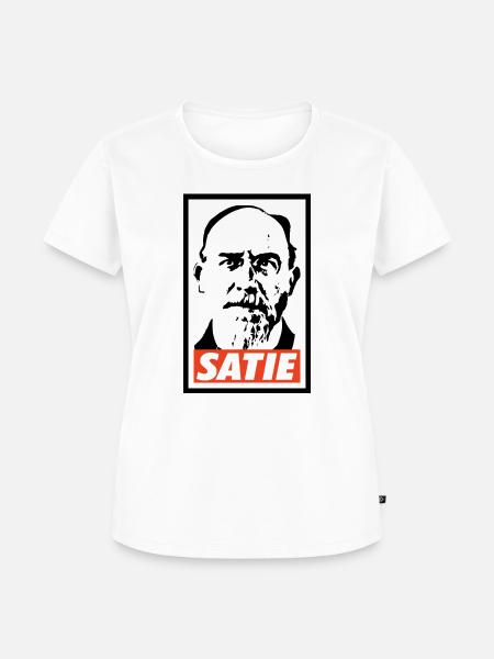 Eric Satie - Frauen Premium Bio T-Shirt - Weiß
