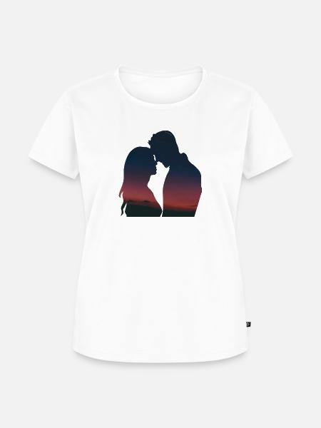 Zuneigung - Frauen Premium Bio T-Shirt - Weiß