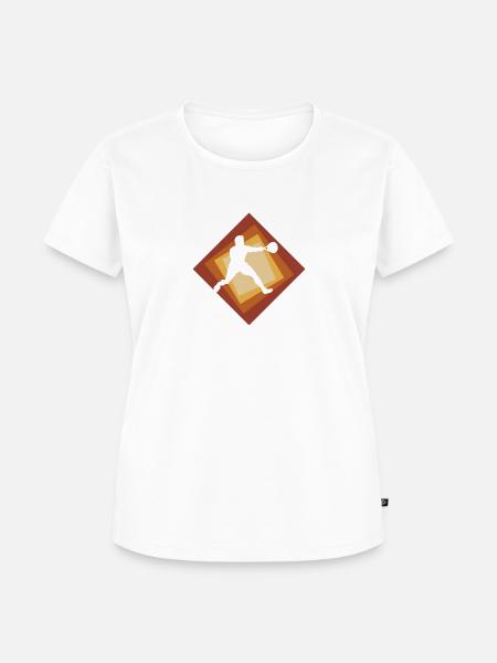 Schläger Squash Schläger - Frauen Premium Bio T-Shirt - Weiß