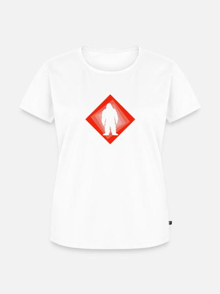 Big foot Yeti Big foot - Frauen Premium Bio T-Shirt - Weiß
