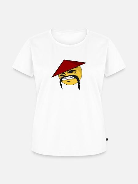 Chinese - Frauen Premium Bio T-Shirt - Weiß