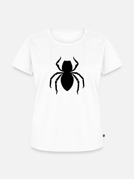 Spinne - Frauen Premium Bio T-Shirt - Weiß