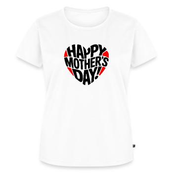 Happy Mother's Day - Women's Premium Organic T-shirt - white - Front - AI Model Female 172 dark (172cm)