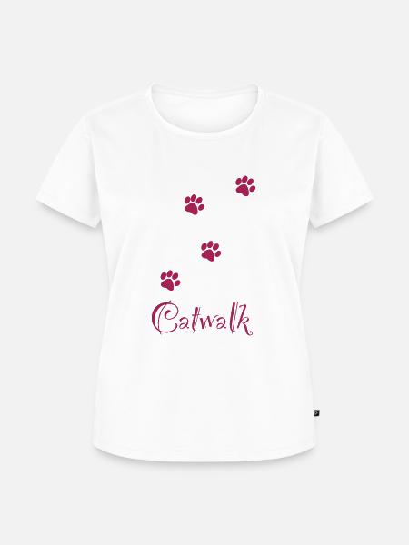 Catwalk - Frauen Premium Bio T-Shirt - Weiß