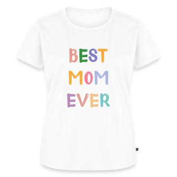 Best Mom Ever! - Frauen Premium Bio T-Shirt - Weiß - Vorne - AI Model Female 172 dark (172cm)