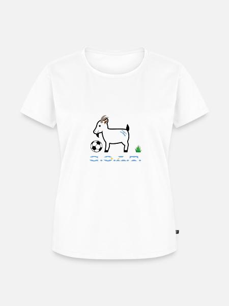 G O A T Argentinia - Frauen Premium Bio T-Shirt - Weiß
