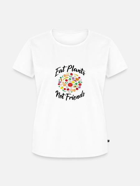 Vegan - Frauen Premium Bio T-Shirt - Weiß