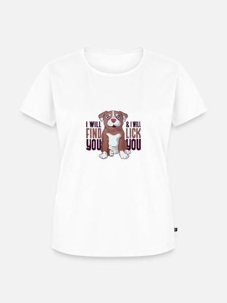 Hundeliebe - Frauen Premium Bio T-Shirt - Weiß