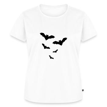 Fledermaus Fledermäuse - Frauen Premium Bio T-Shirt - Weiß - Vorne - AI Model Female 172 dark (172cm)