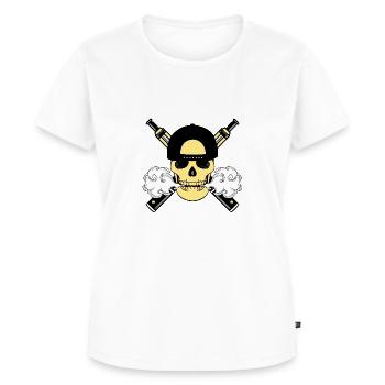 Vaper - Frauen Premium Bio T-Shirt - Weiß - Vorne - AI Model Female 172 dark (172cm)