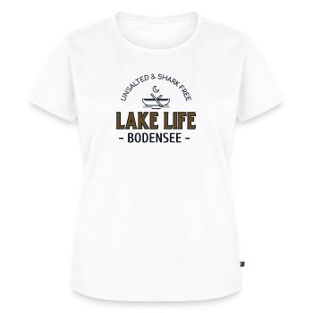 Lac de Constance - T-shirt Premium bio Femme - blanc - Devant - AI Model Female 172 dark (172cm)