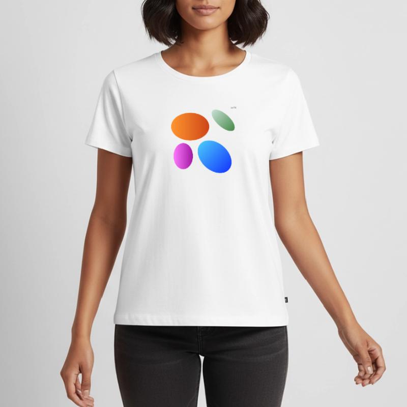 Circles - ellipses #4 - playing with geometry Women's Premium Organic T-shirt