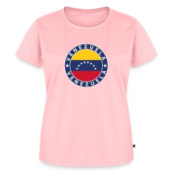 Venezuela - Women's Premium Organic T-shirt - rose - Front - AI Model Female 172 dark (172cm)