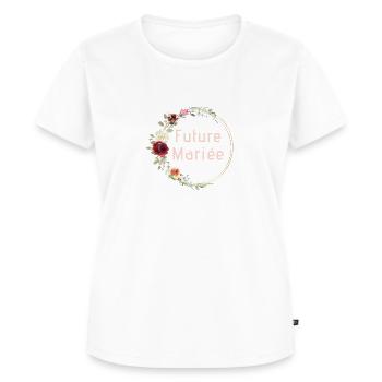 Future Mariée - Frauen Premium Bio T-Shirt - Weiß - Vorne - AI Model Female 172 dark (172cm)