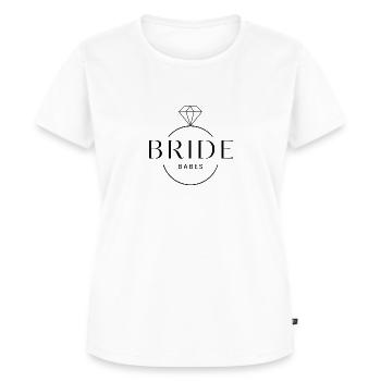 Bride Babes! Customisable diamond ring - Women's Premium Organic T-shirt - white - Front - AI Model Female 172 dark (172cm)