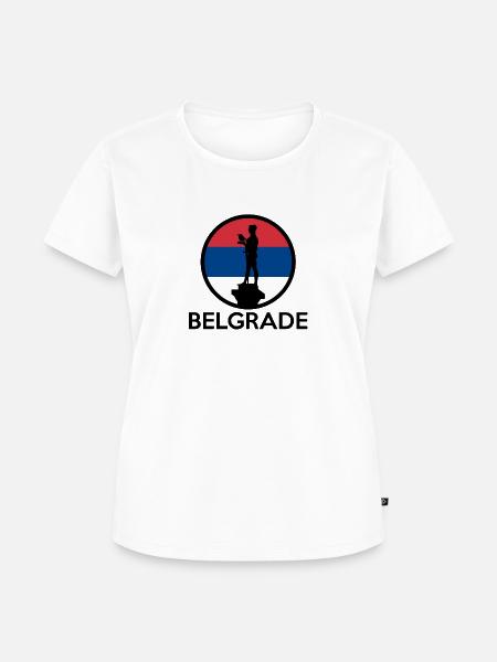 Belgrade - Frauen Premium Bio T-Shirt - Weiß
