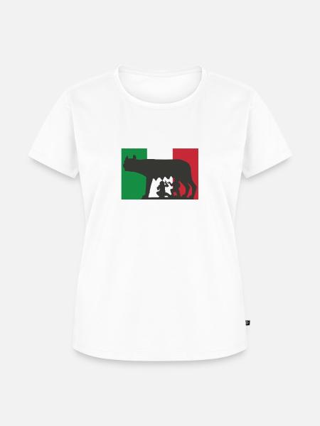 Roma Flag - Frauen Premium Bio T-Shirt - Weiß