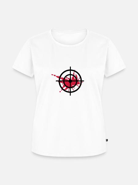 Blut - Frauen Premium Bio T-Shirt - Weiß