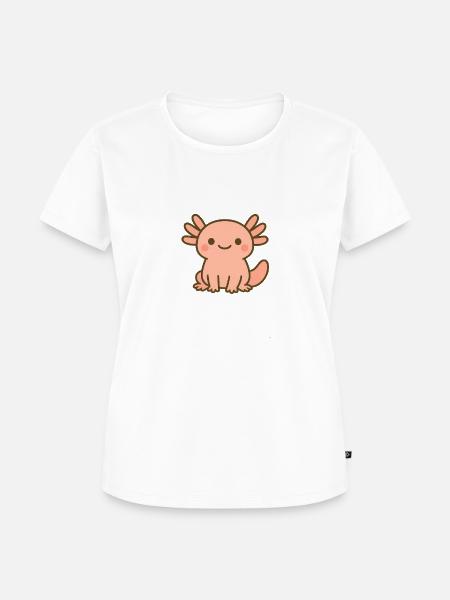 Axolotl - Frauen Premium Bio T-Shirt - Weiß