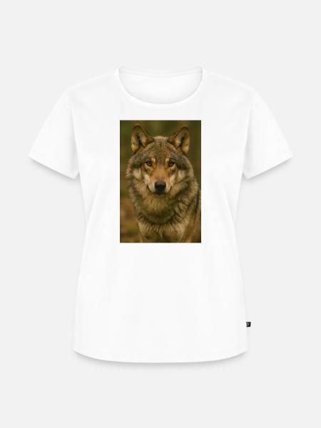 Tier, Wolf - Frauen Premium Bio T-Shirt - Weiß