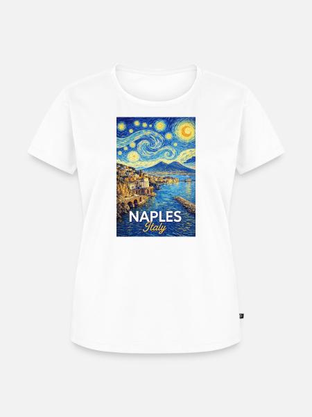 Neapel, Italien. - Frauen Premium Bio T-Shirt - Weiß