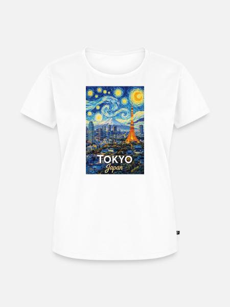 Tokyo Japan - Frauen Premium Bio T-Shirt - Weiß