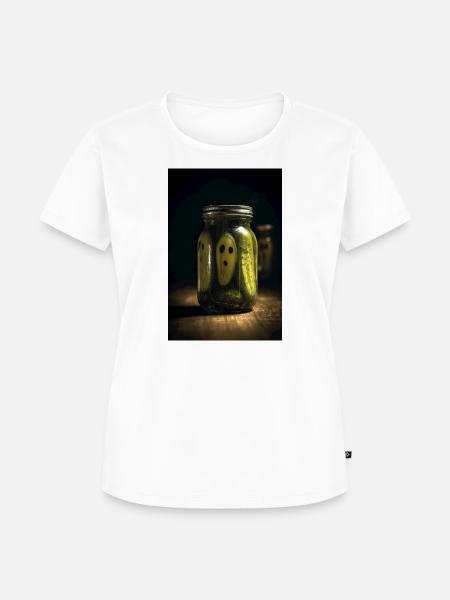 Geister im Glas - Frauen Premium Bio T-Shirt - Weiß