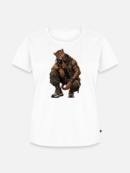 Drop Wild Rohan - Frauen Premium Bio T-Shirt - Weiß