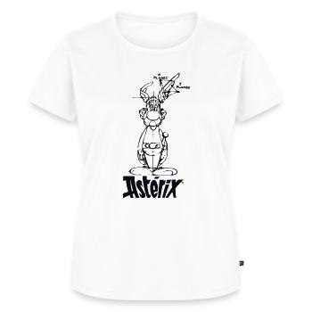 Asterix & Obelix - Asterix Modell - Frauen Premium Bio T-Shirt - Weiß - Vorne - AI Model Female 172 dark (172cm)