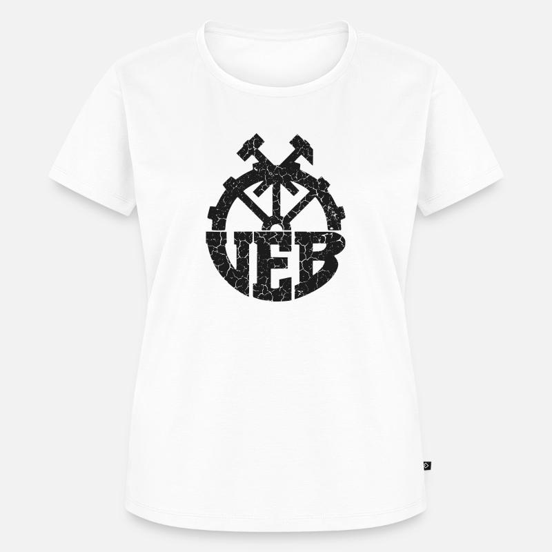V E B - DDR Retro - Ostalgie - Frauen Premium Bio T-Shirt - Weiß