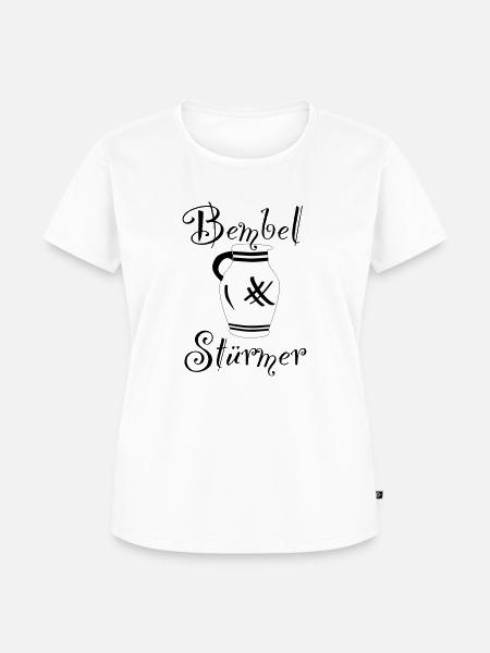 Bembel Stürmer - Frauen Premium Bio T-Shirt - Weiß