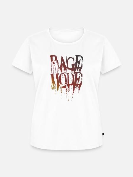 rage mode - Frauen Premium Bio T-Shirt - Weiß
