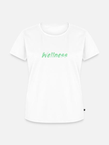 Wellness - Frauen Premium Bio T-Shirt - Weiß