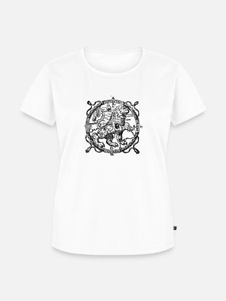 Antiker Zodiac Löwe - Frauen Premium Bio T-Shirt - Weiß