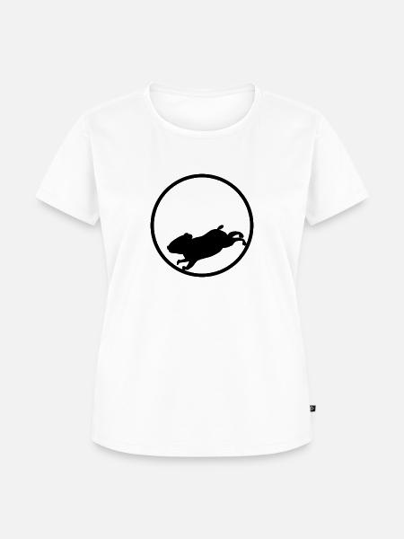Hamsterrad - Frauen Premium Bio T-Shirt - Weiß