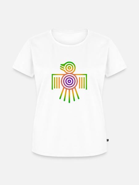 ThunderBird degradiert - Frauen Premium Bio T-Shirt - Weiß