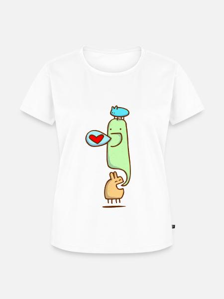 Freunde - Frauen Premium Bio T-Shirt - Weiß