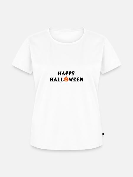 Happy Halloween - Frauen Premium Bio T-Shirt - Weiß