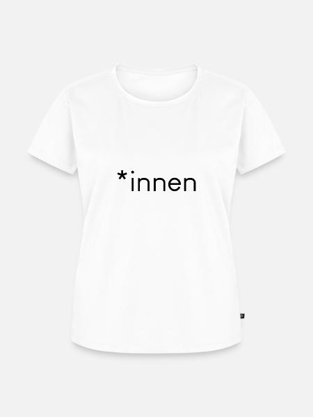 *innen Feminismus Geschenkidee - Frauen Premium Bio T-Shirt - Weiß