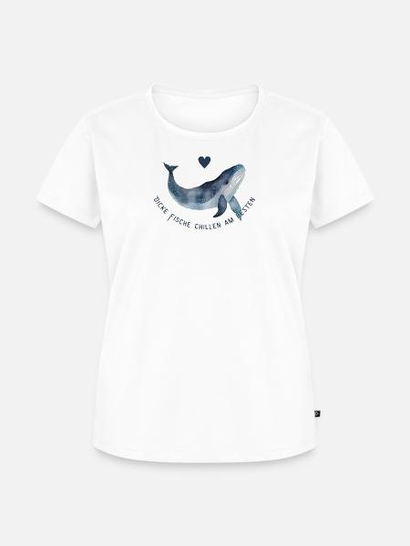 Chill-Wal - Frauen Premium Bio T-Shirt - Weiß